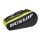 Dunlop Tennis-Racketbag (Schlägertasche, 2 Hauptfächer) SX Club schwarz/gelb 10er